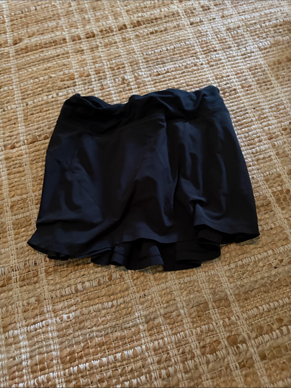 lululemon athletica Black Athletic Skort with Built-In Shorts